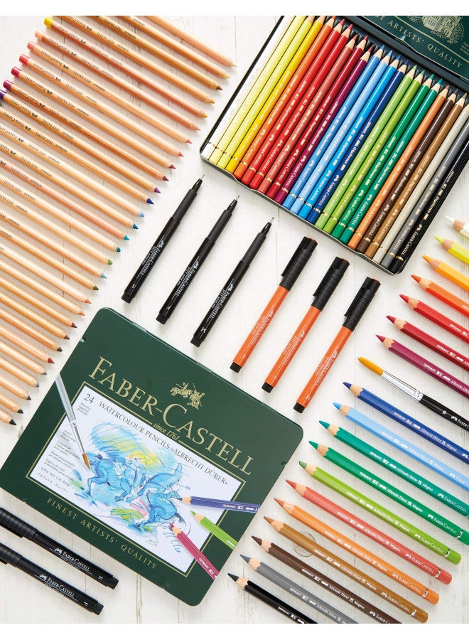 FABER-CASTELL Faber-Castell Polychromos Artists' Single Pencil - Colour 176 Van Dyck Brown - Image 3