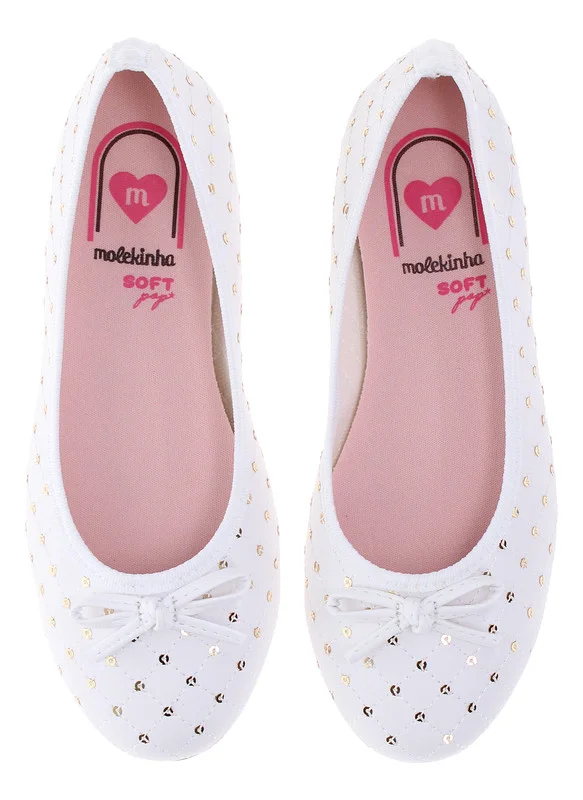 MOLEKINHA Stylish Ballerina Shoes for Women and Girls – Lightweight Flat Slip-On Flats | Casual Comfort Shoes | Soft Insole Dressy Footwear | Ideal for Office, School, Travel & Daily Wear