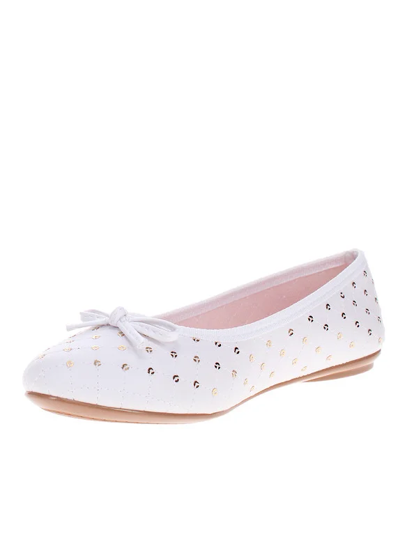 موليكينها Molekinha Girls Ballerinas White | Made In Brazil