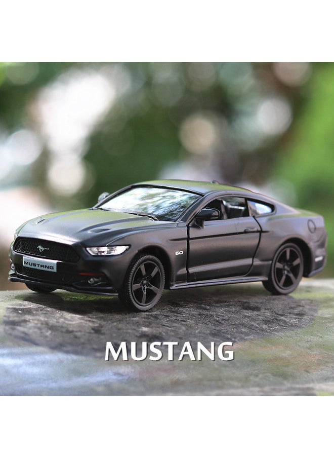 (Boxed) Special Wild Horse Alloy Car Model Simulation Toy Car Pull Back Car Door One-piece Delivery Baking Ornaments-Color:Marco Tart Ford Wild Horse  - Image 1
