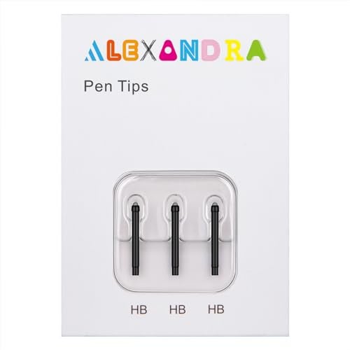 Alexandra Original Surface Pen Tips Replacement (3 × HB, Default Tip) for 2017 Microsoft Surface Pen(Model 1776), Surface Pro 4 Pen - Image 1