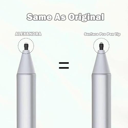 Alexandra Original Surface Pen Tips Replacement (3 × HB, Default Tip) for 2017 Microsoft Surface Pen(Model 1776), Surface Pro 4 Pen - Image 3