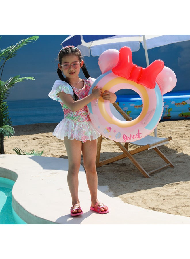 general Pasha Ins Rainbow Nini Children's Sitting Ring Swimming Ring Baby Cartoon Thickened Inflatable Floating Ring-Outer Diameter After Inflation:Swim Ring For Children (3-10 Years)-Inside Diameter After - Image 5