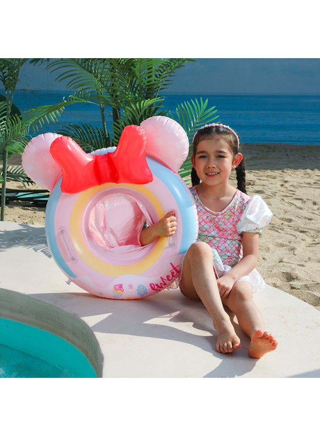 general Pasha Ins Rainbow Nini Children's Sitting Ring Swimming Ring Baby Cartoon Thickened Inflatable Floating Ring-Outer Diameter After Inflation:Swim Ring For Children (3-10 Years)-Inside Diameter After - Image 3