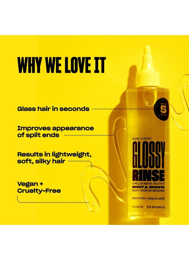 BABE ORIGINAL - Glossy Rinse Treatment For Shine, Promotes Hydration, In-Shower Lamellar Water Hair Mask, 500 Ml - Image 1