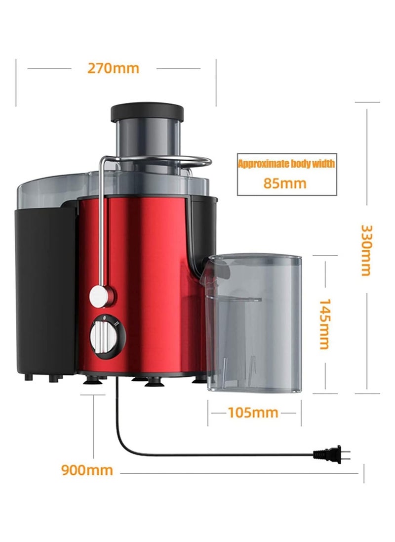 RAF Juice Extractor R-2817R, Juicer Machine Fruits & Vegetables Juicer, Dual Speed Centrifugal Juicer with Non-drip Function