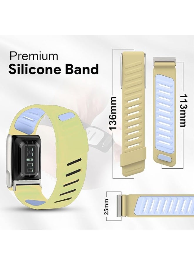 Silicone Sport Replacement Band Compatible with WHOOP 5.0, One, Peak, and Life Fitness Tracker – Breathable, Durable & Comfortable | Not for Whoop Gen 4 - Image 5