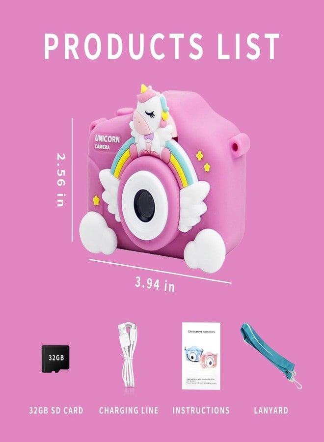 AUM ENTERPRISE Unicorn Camera for Girls,The Unicorn Toy,HD Digital Video Camera for 3-12 Years Old Childs Boys Girls,Christmas Birthday Gifts. - Image 3