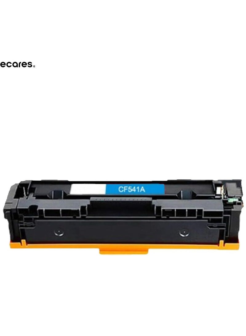 ECARES® 203A Compatible Toner Cartridge CF541A  Use for Color Laserjet M254dw M254nw MFP M280 M280nw M281cdw M281fdn M281fdw Printer (Cyan) - Image 1