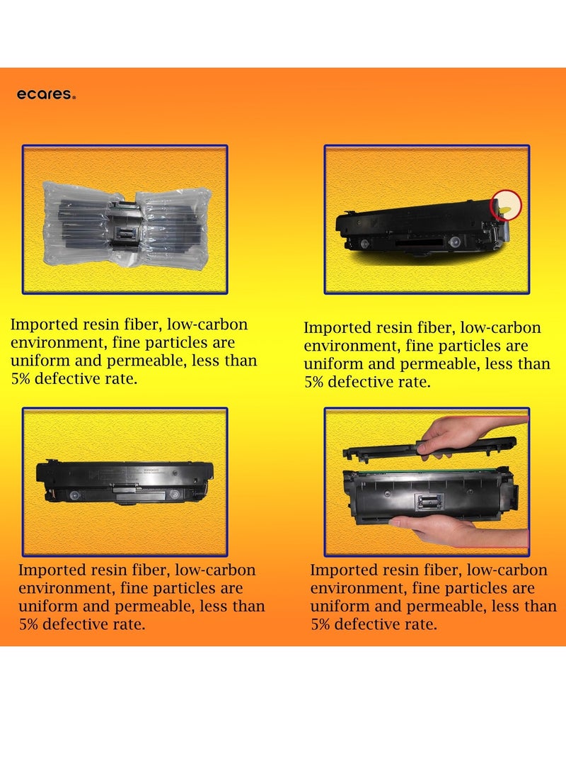 ECARES® 203A Compatible Toner Cartridge CF541A  Use for Color Laserjet M254dw M254nw MFP M280 M280nw M281cdw M281fdn M281fdw Printer (Cyan) - Image 3
