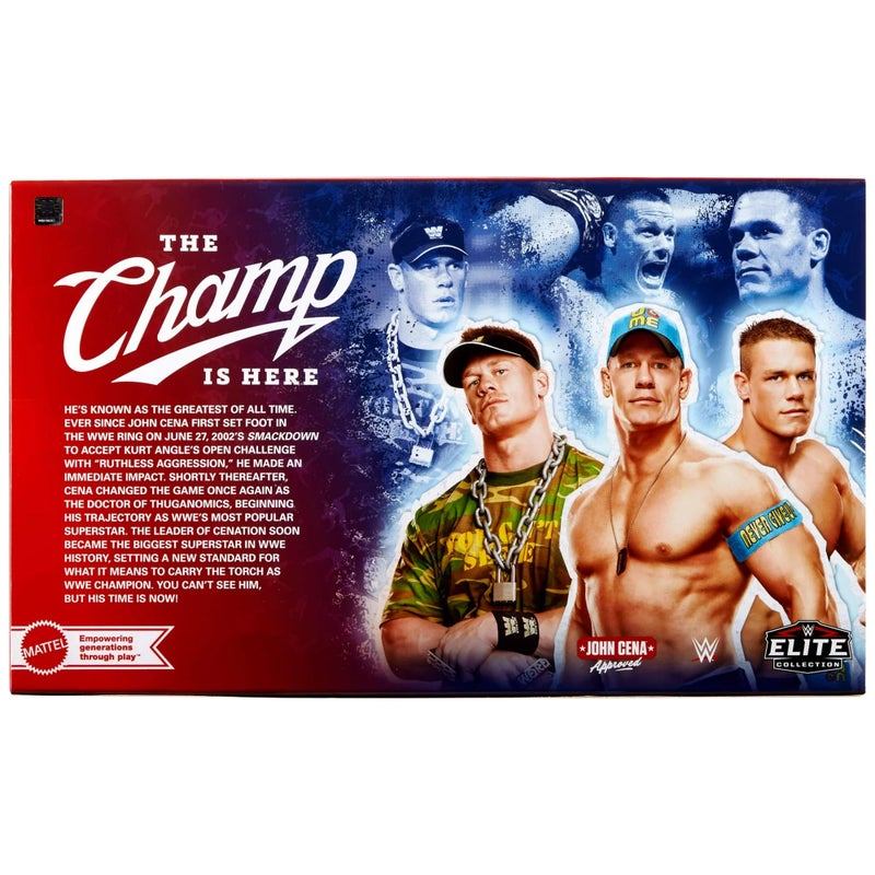 WWE Elite Collection John Cena 3-Pack, Collectible Set of 6-inch Action Figures with Articulation - Image 2