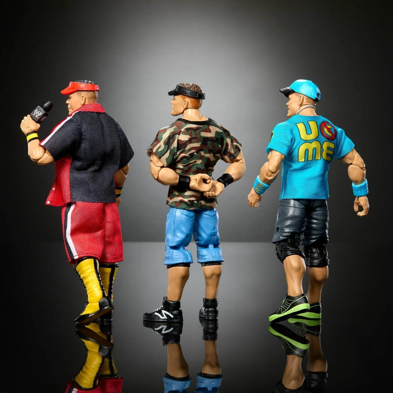 WWE Elite Collection John Cena 3-Pack, Collectible Set of 6-inch Action Figures with Articulation - Image 4