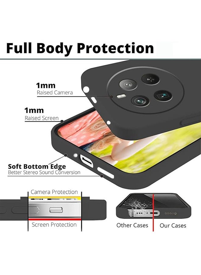 GKK - Case for Realme 12 Plus 5G Frosting Silicone TPU Cover, Lightweight Protective Cover Smooth Finish Camera Protective Shock Absorbant Stylish Case for Men Women Compatible with Realme 12+（Black) - Image 1