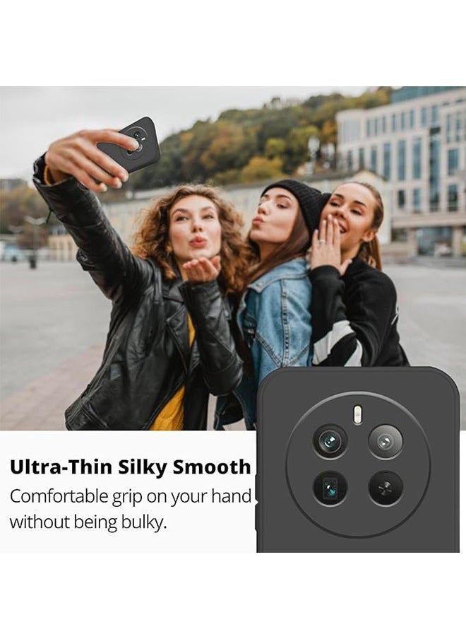 GKK - Case for Realme 12 Plus 5G Frosting Silicone TPU Cover, Lightweight Protective Cover Smooth Finish Camera Protective Shock Absorbant Stylish Case for Men Women Compatible with Realme 12+（Black) - Image 1