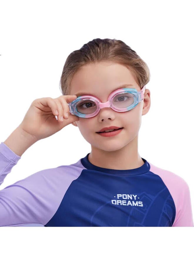 Zoke Kids Clear Lens Swim Goggles High Definition Waterproof Anti-Fog Protective Eyewear Comfortable Swimming Diving Goggles 623502101-4 - Image 2