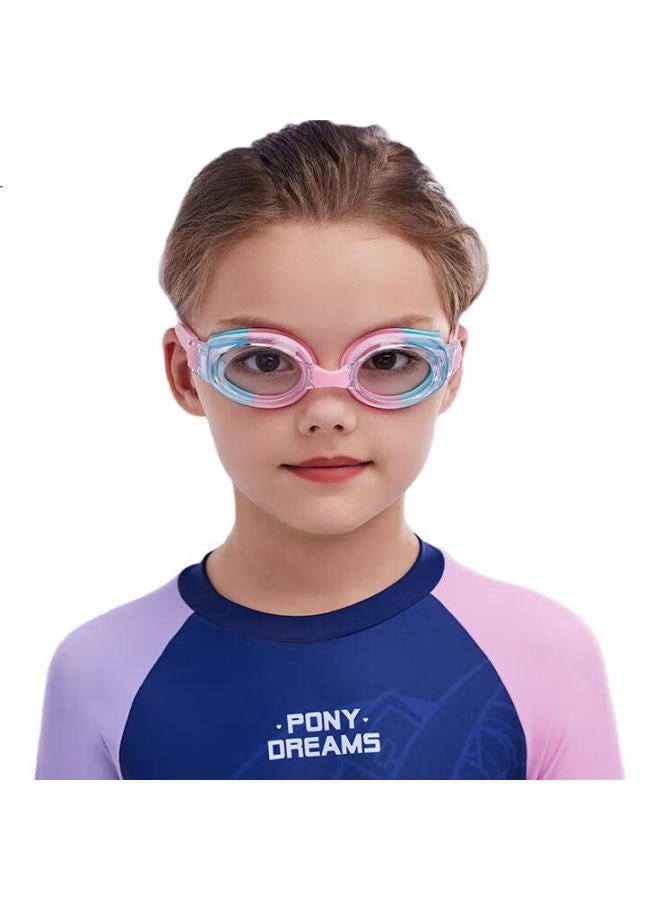 Zoke Kids Clear Lens Swim Goggles High Definition Waterproof Anti-Fog Protective Eyewear Comfortable Swimming Diving Goggles 623502101-4 - Image 1