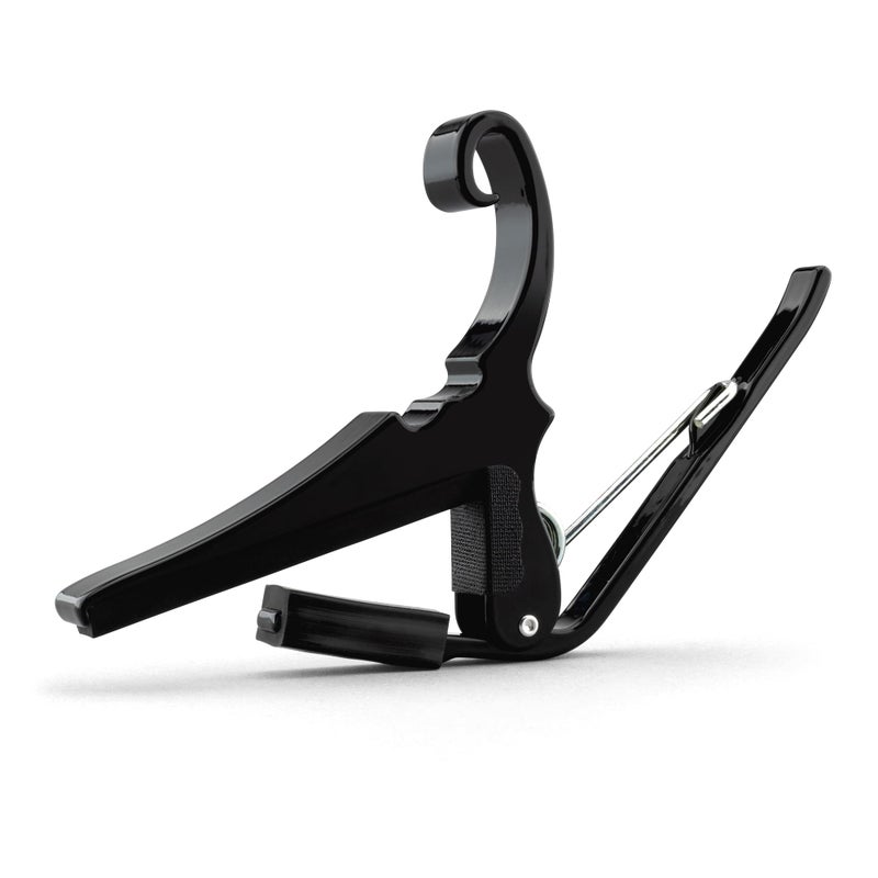 Kyser Musical Products Quick-Change Guitar Capo, KGCBA, Black - For Classical Guitars, Made in USA, Quality, Strong, Lightweight, Quick & Easy Key Changes, Innovative, Perfect Fit For Classicals - Image 2