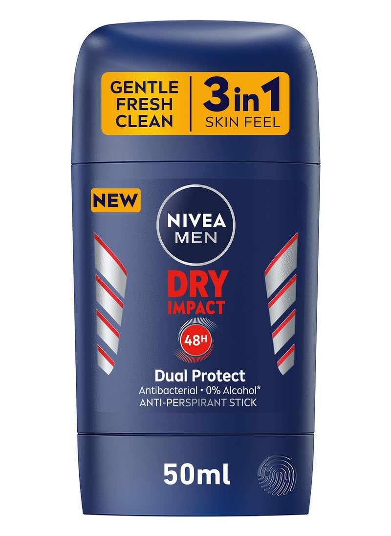 Nivea - Men Stick Dry Impact 50ml - Image 1