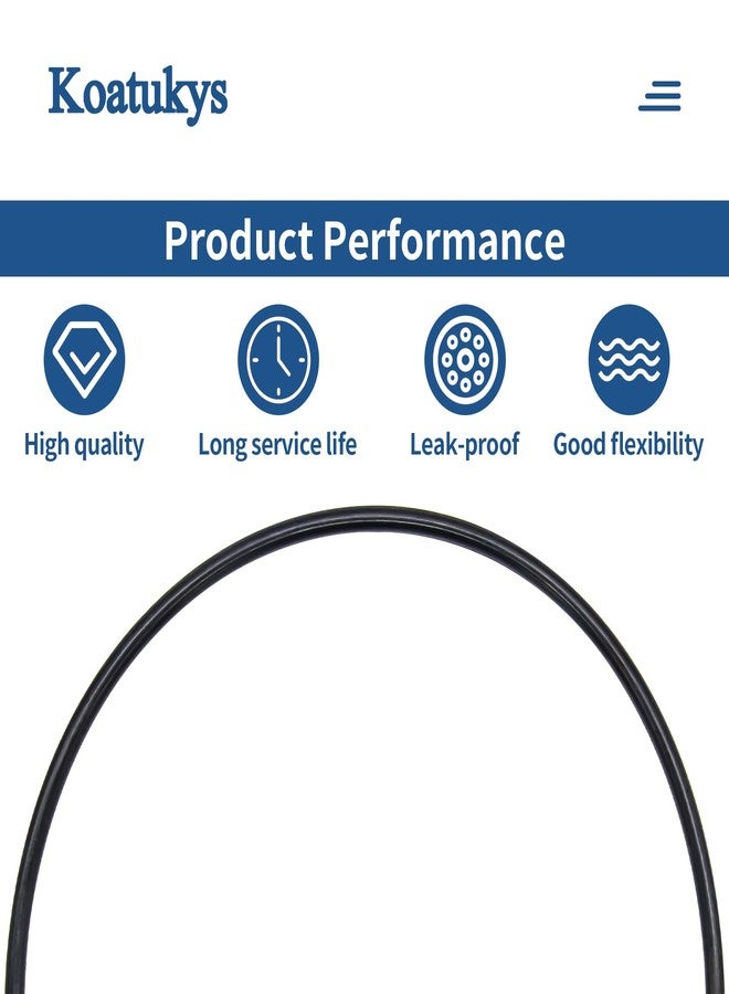 Koatukys WS03X10038 Water Filter Housing O-Ring Gasket for GE GXWH01C, CXWH08C, GXWH04F, GXWH20F, GXWH20S, GXRM10 & GX1S01R (3/Pack) - Image 3