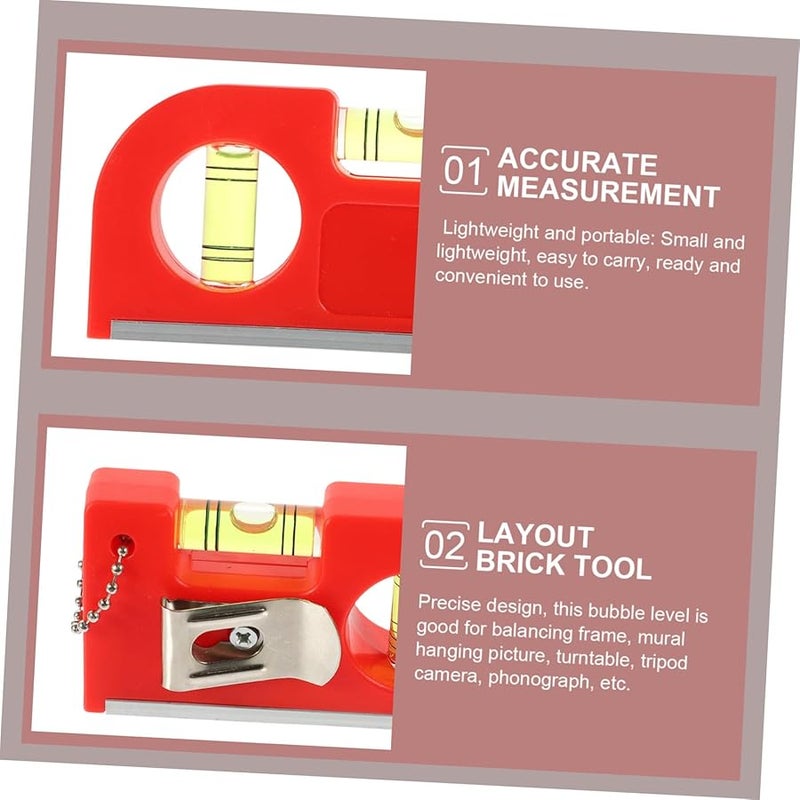 مسطرة الفقاعات الفلورية بخيط المستوى لأعمال التخطيط الميداني وتخطيط المنحدرات - Image 5