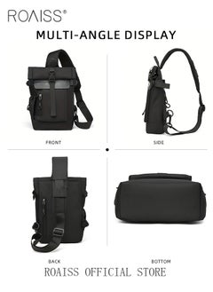 Trendy Nylon Shoulder Bag for Men Waterproof Outdoor Travel New Business Casual Chest Bag Men's Simple Lightweight Crossbody Bag Carry On Mobile Phone Bags Perfect for as Gifts - pzsku/ZFE615A40CBF1351D23E8Z/45/_/1720488396/2ee5a095-9510-4048-a815-d6cd9a2d0a10