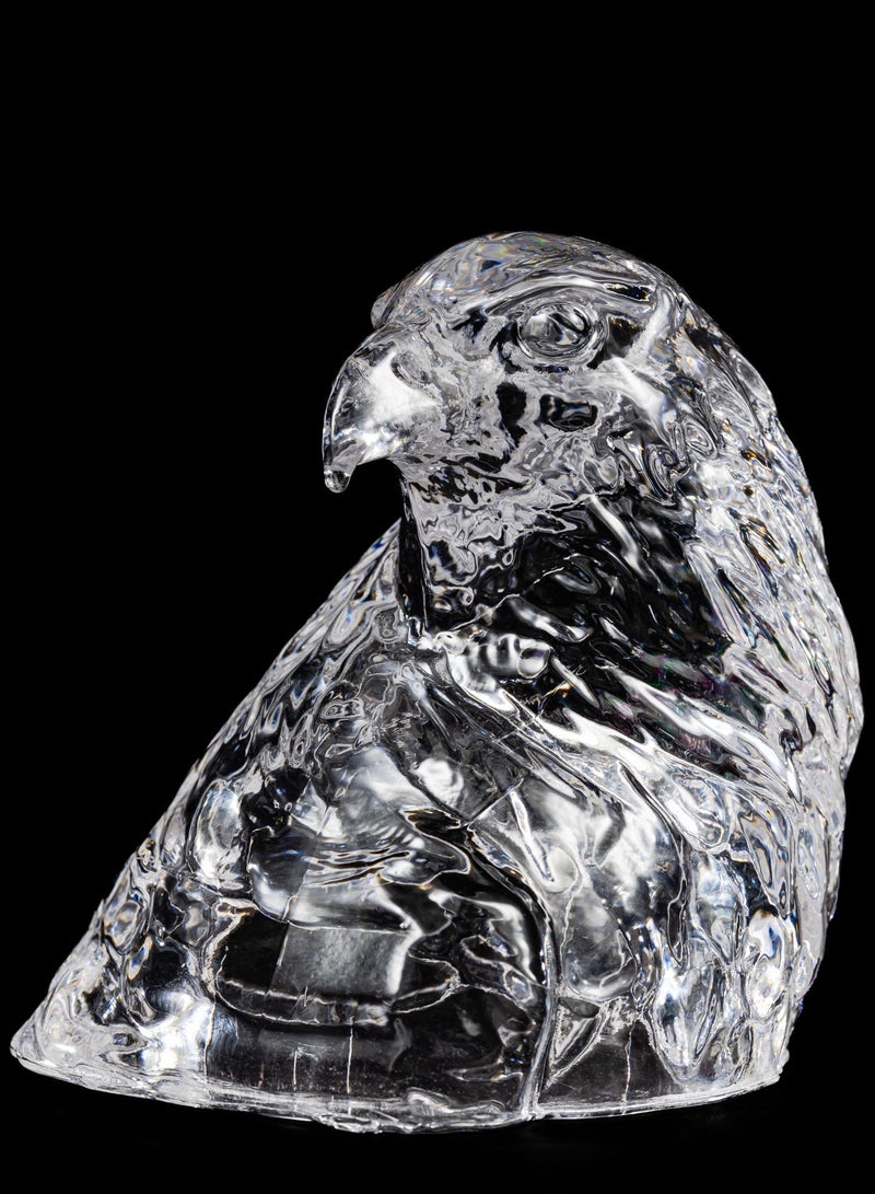 كريستال آرك تمثال صقر كريستال - ديكور كريستال فاخر - هدية أنيقة لعشاق الطيور - ديكور منزلي فاخر مصنوع يدويا - تشطيب عالي الجودة - Image 4