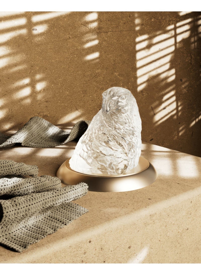 كريستال آرك تمثال صقر كريستال - ديكور كريستال فاخر - هدية أنيقة لعشاق الطيور - ديكور منزلي فاخر مصنوع يدويا - تشطيب عالي الجودة - Image 3