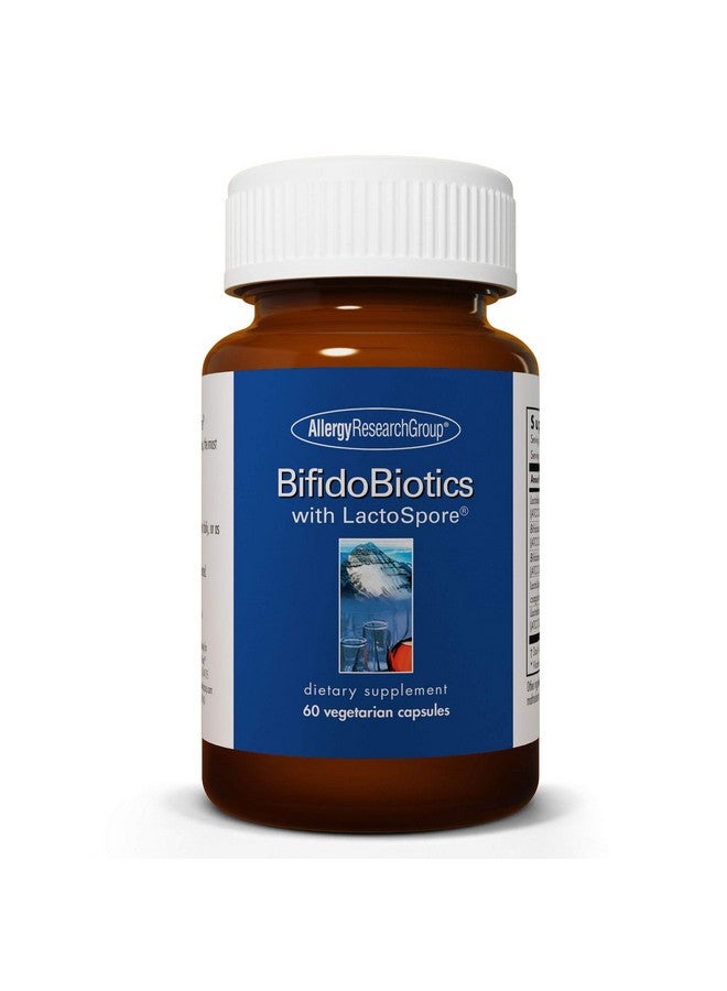 Allergy Research Group BifidoBiotics - Probiotics for Men & Women, for Digestive Health, Bifidobacterium, Lactobif, Vegetarian Capsules - 60 Count - Image 1