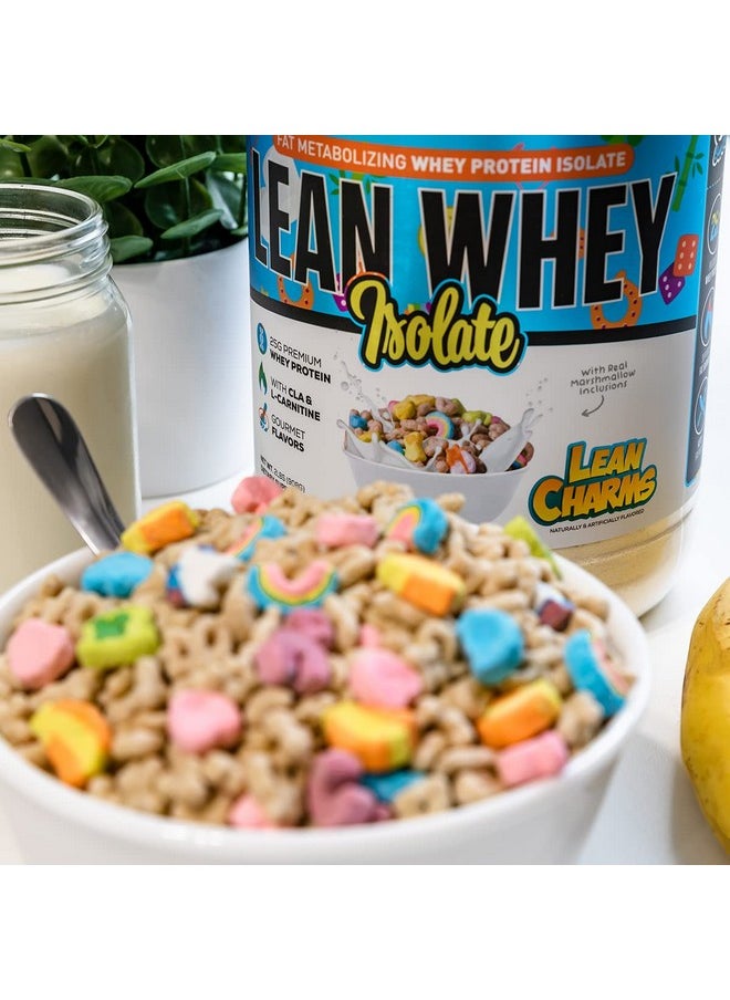 مسل سبورت - مسحوق بروتين Lean Whey Revolution™ - بروتين مصل اللبن المعزول - منخفض السعرات الحرارية، منخفض الكربوهيدرات، منخفض الدهون، نكهات لا تصدق - 25 جرام بروتين لكل مغرفة (2 رطل، Lean Charms) - Image 1