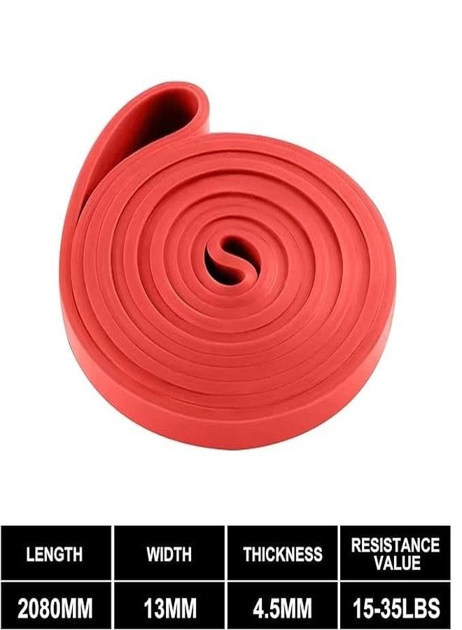 IGNITE WEIGHTS Resistance Bands for Men and Women | Resistance Band Set & Exercise Bands for Workout | Resistance Band for Pull Up | Gym Equipment for Home Workout (Red) - Image 2