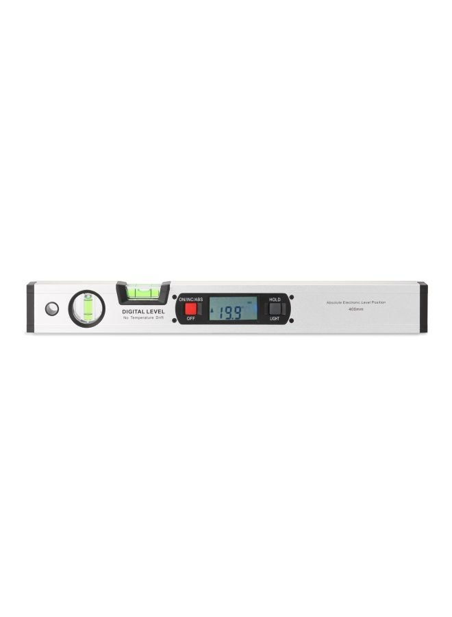 Digital Angle Finder Spirit Level Silver/Black/Green 16.4x2.0x0.8inch - Image 4