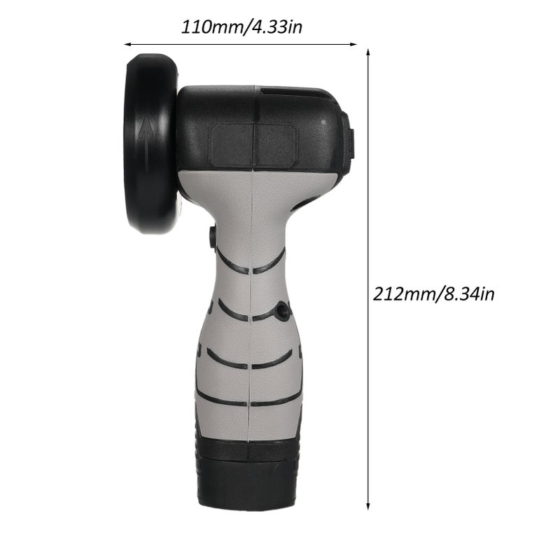 Cordless Angle Grinder 7000RPM Electric Grinding Tool Mini Grinder with 2Pcs 16.8V 2000mAh Battery and Grinding Disc for Cutting Polished Brick Wood Stone Steel - Image 3