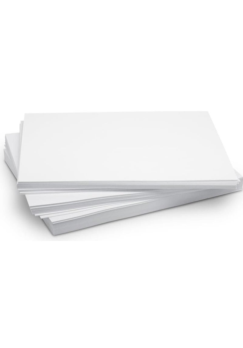 firstnock White Paper Card A4 250GSM 25 Sheets Matt Finish Paper Card Stock for Brochures, Flyers, Art Prints, Educational Materials, Invitations, Menus, DIY Projects Card Paper Blank White Cardstock - Image 1