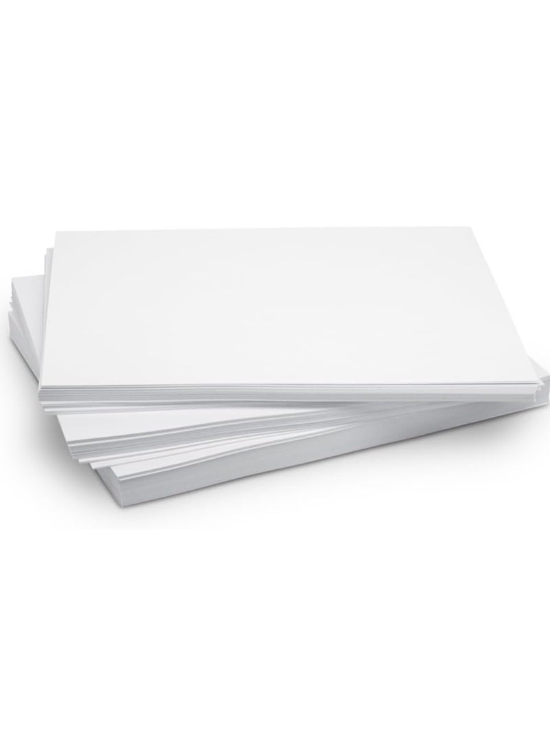 firstnock White Paper Card A4 250GSM 25 Sheets Matt Finish Paper Card Stock for Brochures, Flyers, Art Prints, Educational Materials, Invitations, Menus, DIY Projects Card Paper Blank White Cardstock  - Image 1