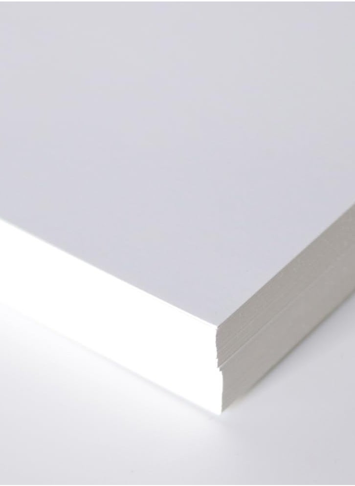 firstnock White Paper Card A4 250GSM 25 Sheets Matt Finish Paper Card Stock for Brochures, Flyers, Art Prints, Educational Materials, Invitations, Menus, DIY Projects Card Paper Blank White Cardstock  - Image 3