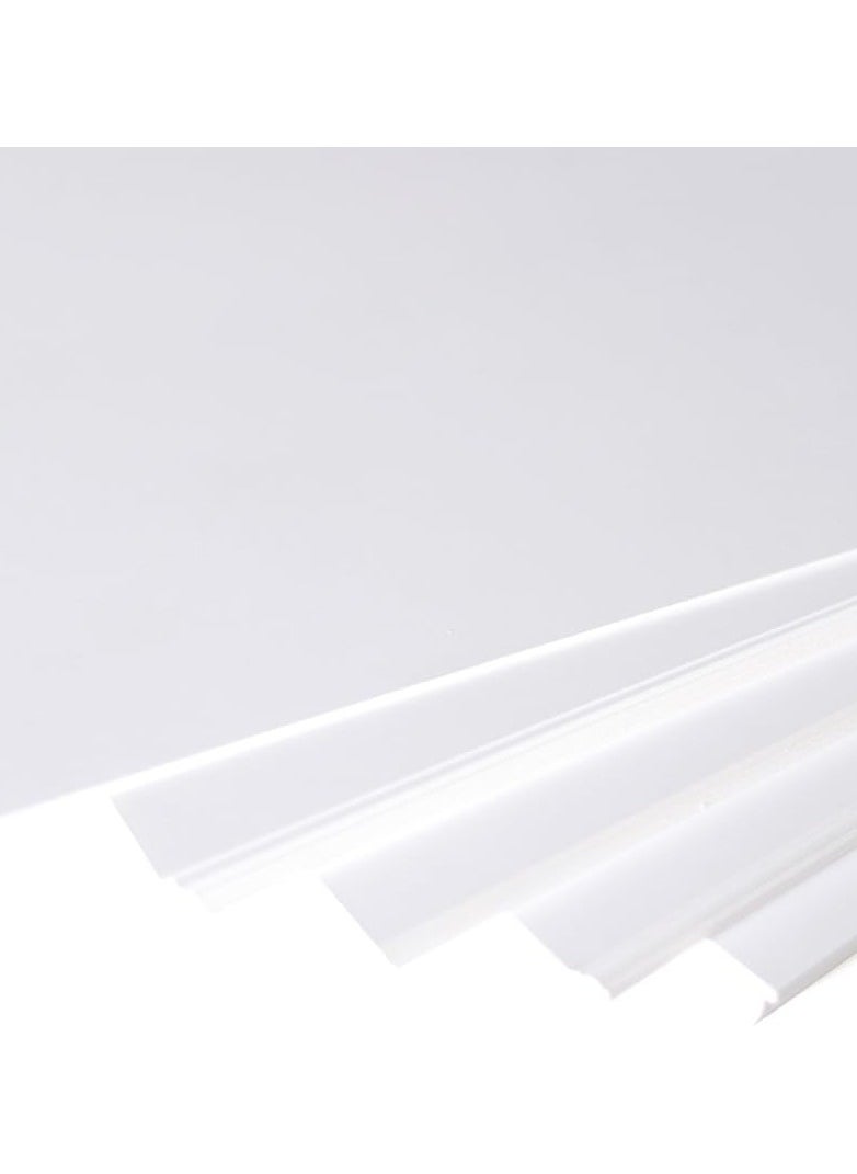 firstnock White Paper Card A4 250GSM 25 Sheets Matt Finish Paper Card Stock for Brochures, Flyers, Art Prints, Educational Materials, Invitations, Menus, DIY Projects Card Paper Blank White Cardstock  - Image 5