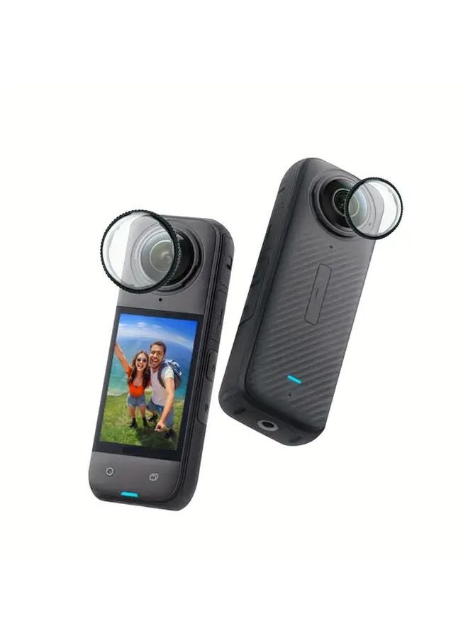 Insta360 X4 Twist Glass Lens Protector Premium Cover 2pcs Set - Image 2