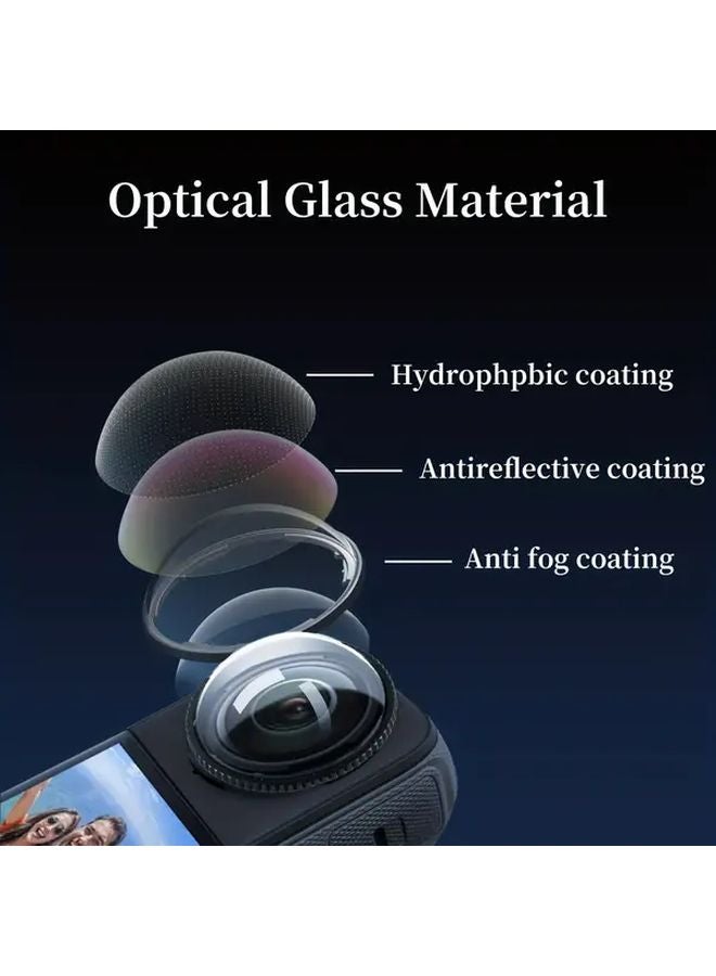Insta360 X4 Twist Glass Lens Protector Premium Cover 2pcs Set - Image 4