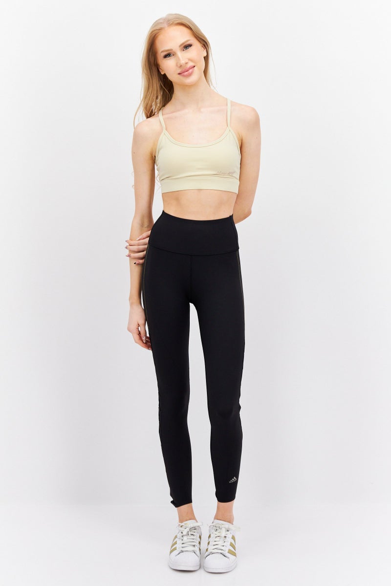 Adidas Women Sportswear Fit Printed Training Leggings, Black  - Image 4