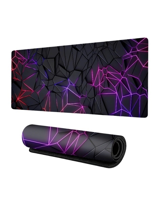 لوحة ماوس ألعاب كبيرة (٨٠٠x٣٠٠ سم) - سادة مكتب مقاومة للماء وغير قابلة للانزلاق بقاعدة مطاطية سميكة لألعاب الكمبيوتر والمكتب والاستخدام المنزلي - Image 1