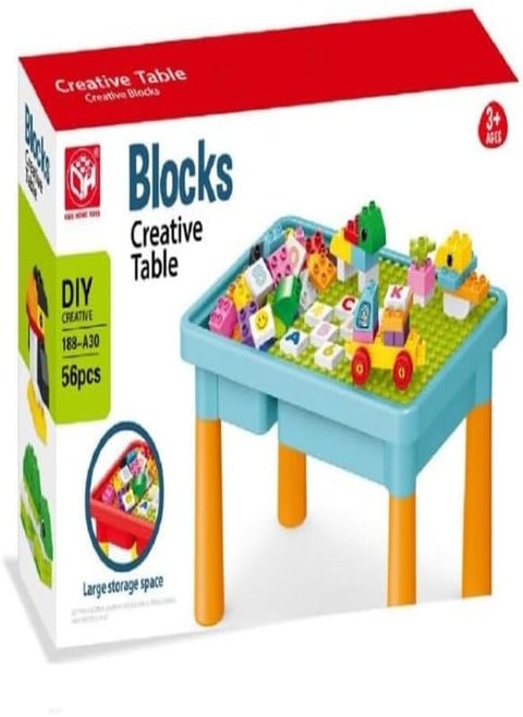 Blocks Creative Table 56 Pieces - 188-A30