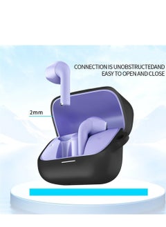 Generic Silicone Cover Case Compatible with Oppo Enco Buds 2 Portable Protective Case Cover With Keychain For Oppo Enco Buds 2  - Image 3