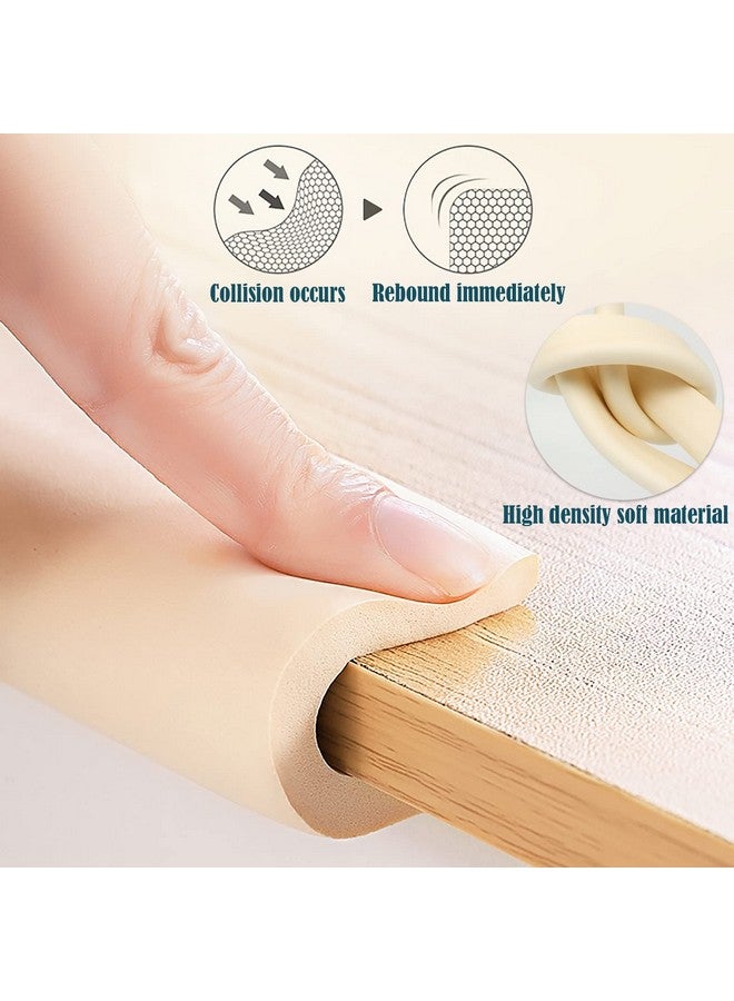 Fozobaiy U Shape Edge Protectors for Glass Coffee Table,Foam Baby Proofing Safety Bumper Guard Strip,Corner Protectors for Kids,Extra Thick,Suitable for Furniture Fireplace,6.5 Ft/2m (U Type(Black)) - Image 3
