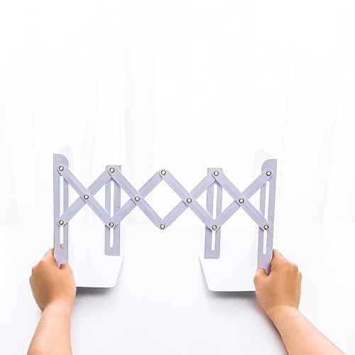 Volo Expandable Bookcase Desktop Bookend/Book Stand/Book Holder/Book Organizer, Office Book Organizer Box Book Stand, Book Organiser, File Holders Organizer (Color : Blue) - Image 5