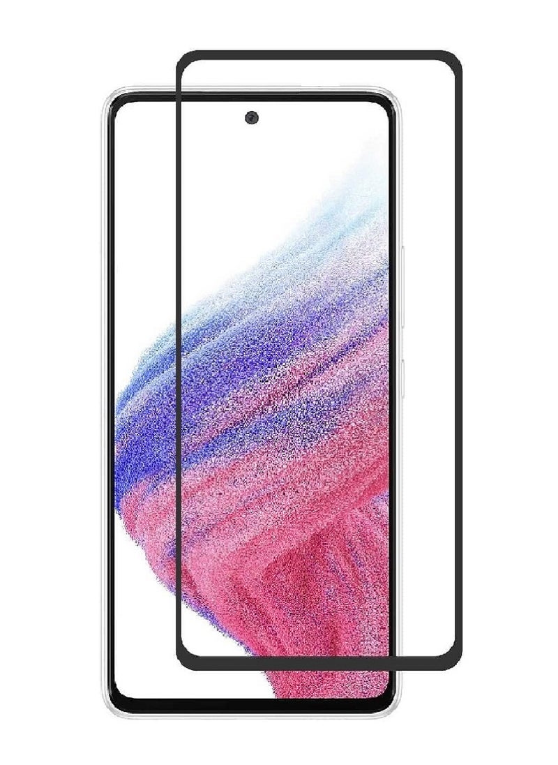 Super Tempered Glass Screen Protector 5D Designed For Samsung Galaxy A53 Full Glue Edge to Edge Full Screen Coverage And Bubble Free - Image 1