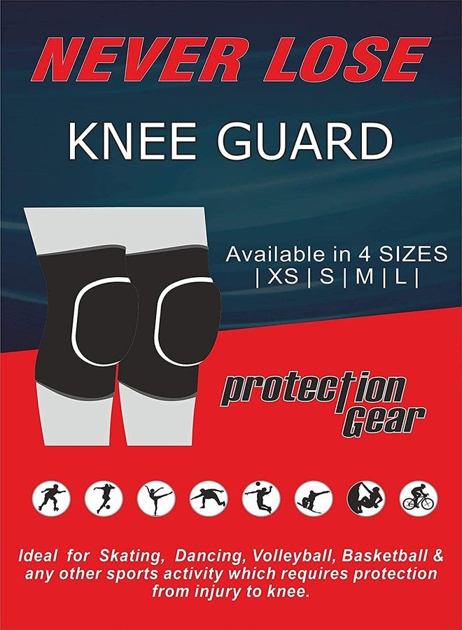 NEVER LOSE UNBEATABLE Dancing/Skating/Cycling/Guard Protector Knee Pads (Kids, Red) - Image 4