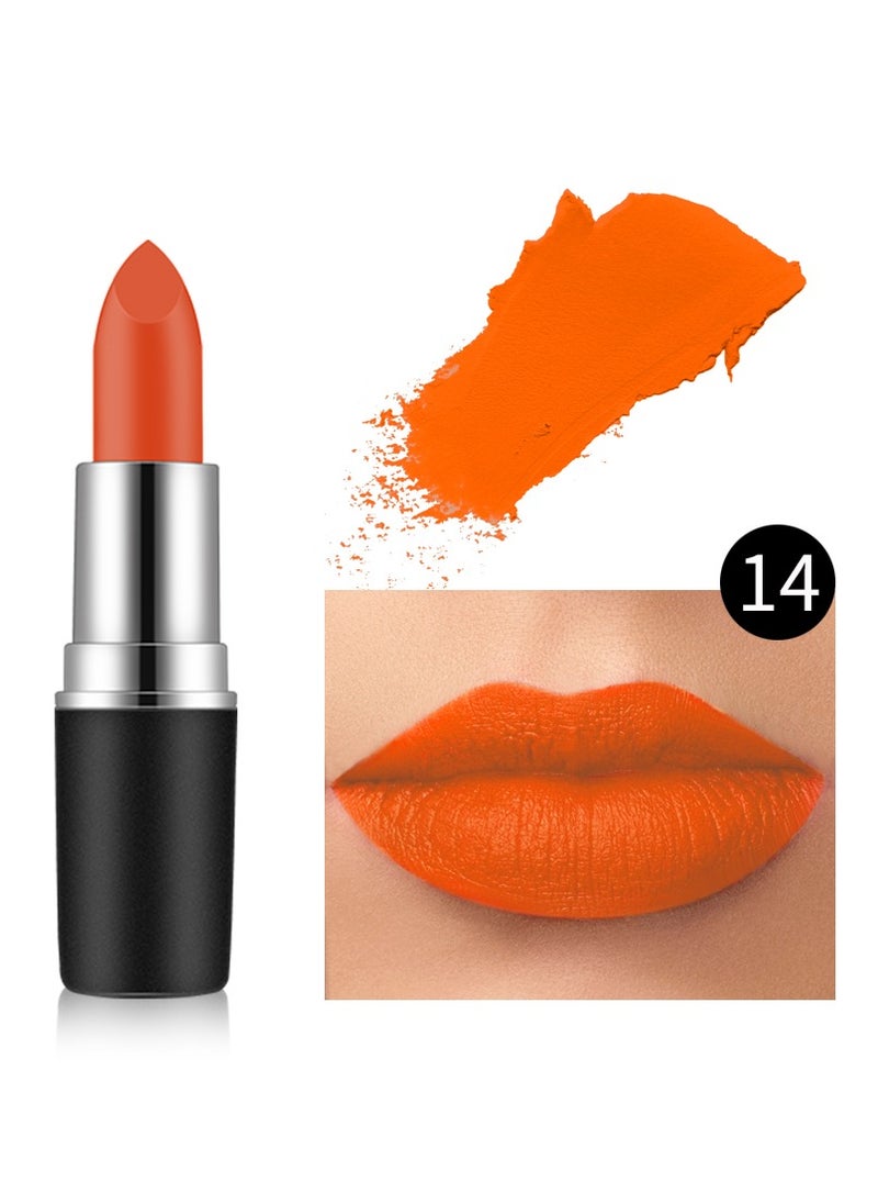 Vibely Vibely Velvet Matte Lipstick: Rich, Bold Color with a Soft Matte Finish Waterproof, Long-Lasting & Flawless Velvet Lips, One Size 14#  - Image 1