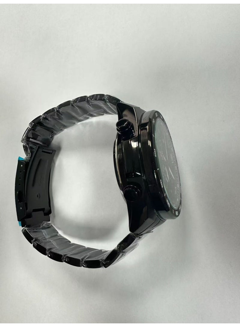 Casio Edifice Men's Analog/Digital Dual Display Watch, Black Dial, Stainless Steel Case, Black Ion-Plated Strap, Model ECB-900MDC-1ADR (without Bluetooth) - Image 3