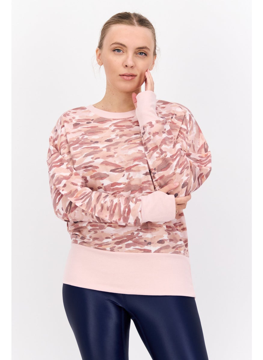 Women Sportswear Fit Long Sleeves Outdoor Sweatshirt, Pink - pzsku/ZFE62857DC0BFEAFCEF72Z/45/_/1737642217/2ca8f257-eca3-43de-b847-55098dbdf8ba