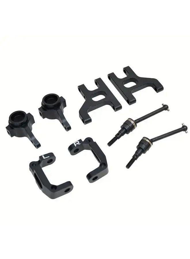 Aluminum Alloy Steering Castor Blocks Arms Drive Shafts For Tamiya Off Road CC 01 - Image 2